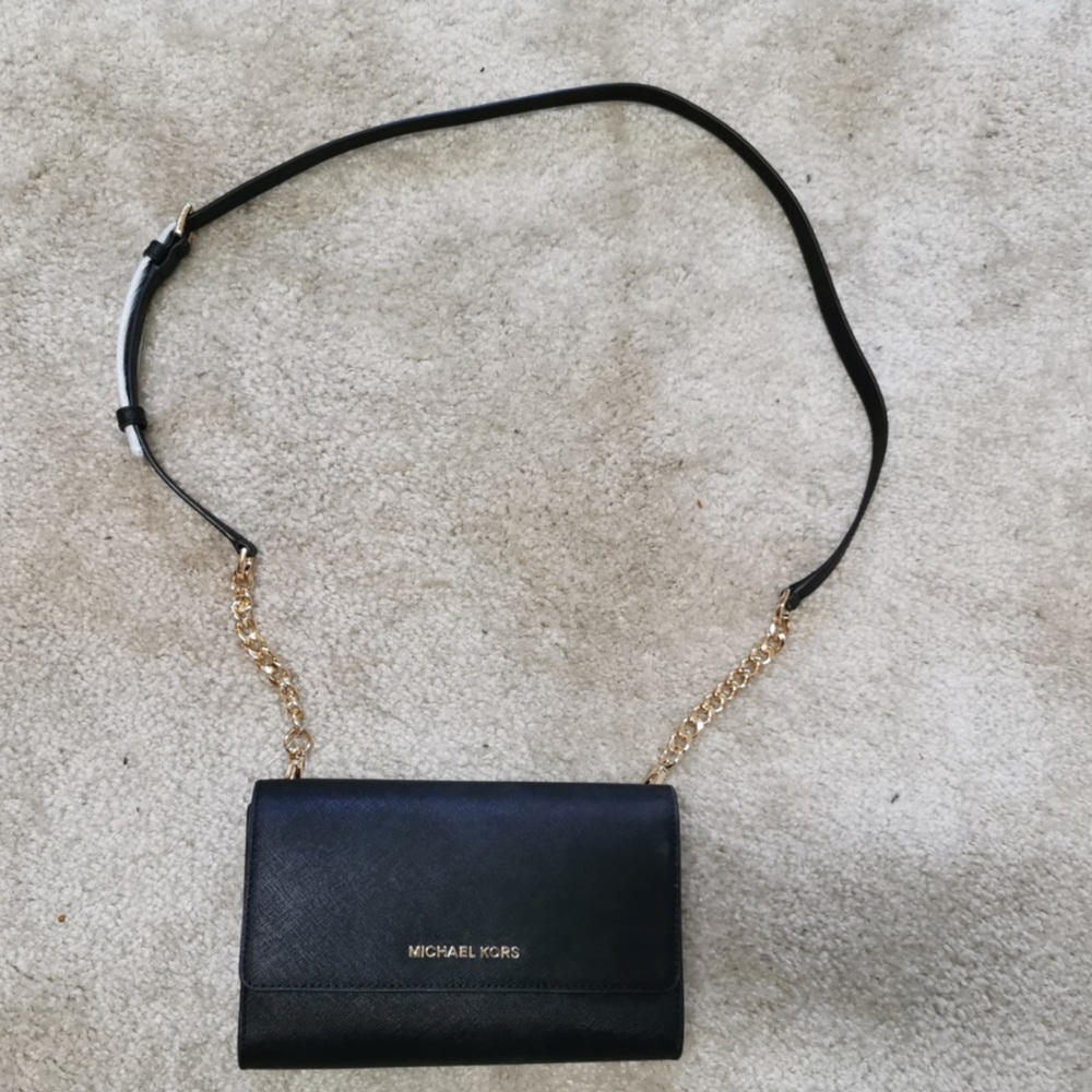 michael kors jet set travel 3in1 clutch crossbody